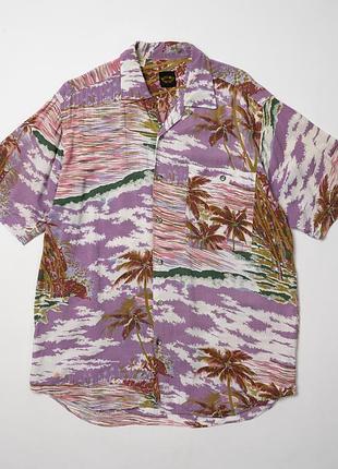 Let`s go vintage viscose shirt вінтажна сорочка