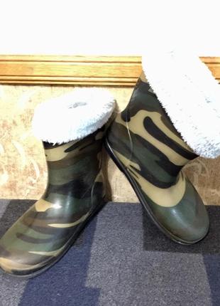 Осенне-весенние резиновые сапожки 27/17