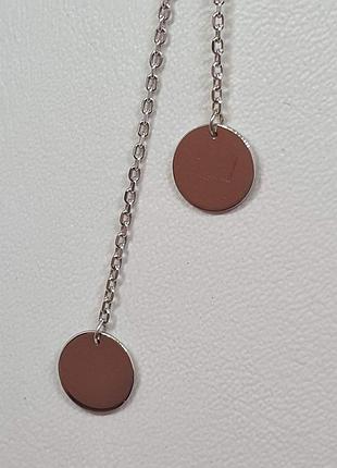 Серебряное колье. 90801401 3