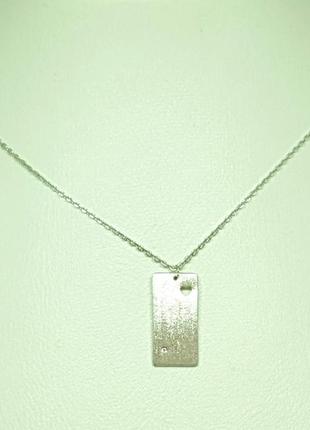 Срібне кольє з фіанітом. артикул 90801262