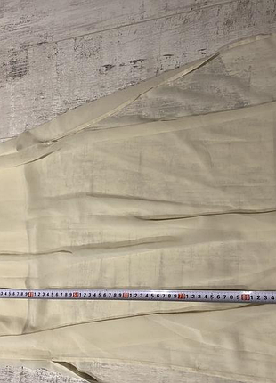 Довга спідниця кольору айворі 3