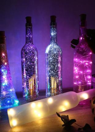 Гірлянда корка 30led 3 м — світлодіодна нитка крапля роси корка в пляшку росу