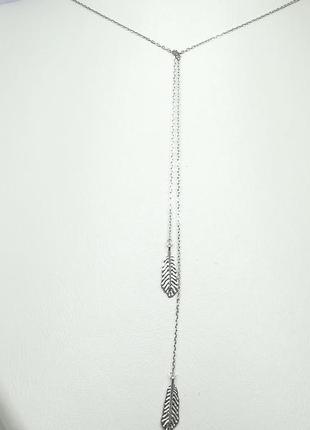 Серебряное колье. артикул 908-00945 45