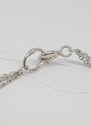 Серебряное колье. 90801146 3