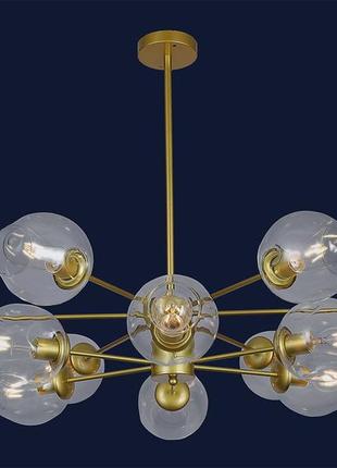 Люстра в стилі модерн 7526035-12 gd+cl