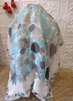 Винтажный шёлковый шарф •louis feraud paris