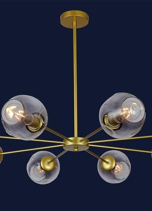 Люстра в стилі модерн 7526039-8 gd+bk