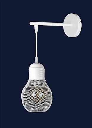 Фигурная бра с длиным держателем 907w005f2-1 wh