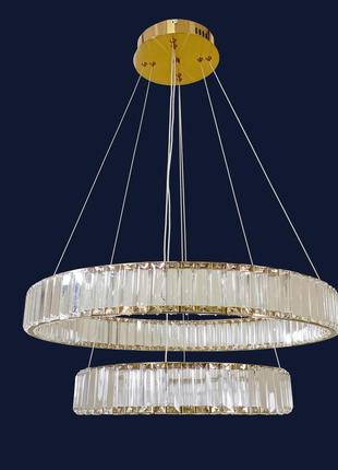 Люстра led 918vp115 brz (600+400)