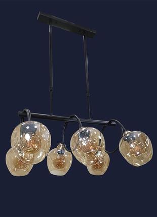 Люстра в стилі модерн 752l7915-6 bk+br