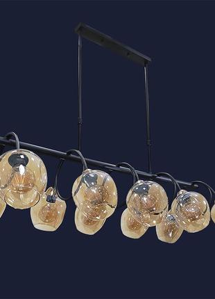 Люстра в стилі модерн 752l7915-10 bk+br