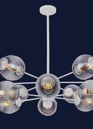 Люстра в стиле модерн 7526035-12 wh+bk