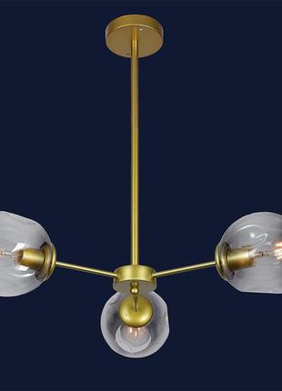 Люстра в стилі модерн 7526039-3 gd+bk