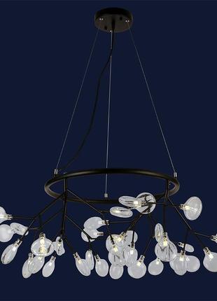 Люстра в стиле модерн 918lp263-36 bk+cl