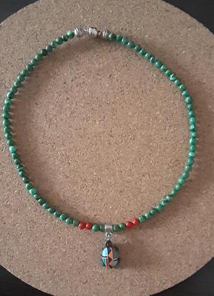 Чокер,намисто з натуральноготкаміння