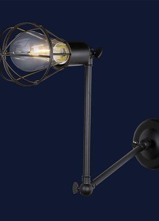 Бра в стиле лофт 707w117-1 bk