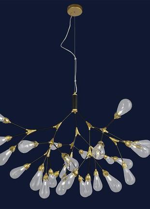 Люстра в стиле модерн 918lp268-27 bk+cl