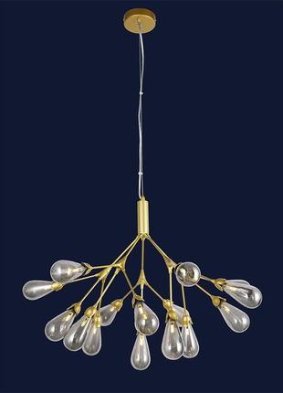 Люстра в стиле модерн 918lp268-15 gd+bk