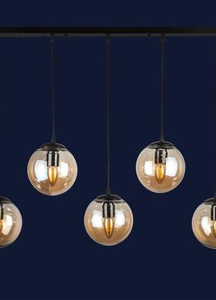 Люстра в стиле лофт 756pr150f-5 bk+br (700)