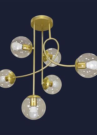 Люстра в стиле модерн 752l7914-6 gd+cl