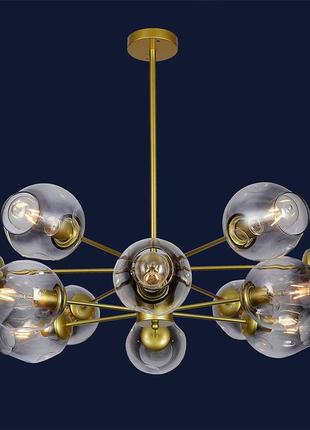 Люстра в стилі модерн 7526035-12 gd+bk