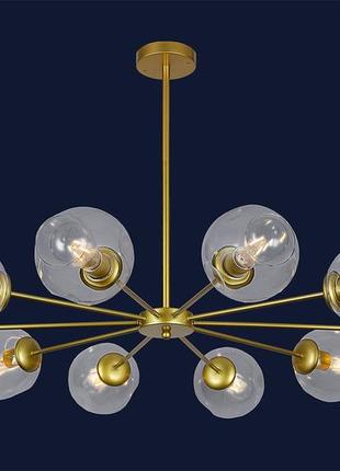 Люстра в стилі модерн 7526039-10 gd+cl