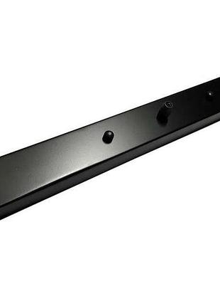 Стельова основа для світильника на 3 отвори (планка 700мм) колір чорний