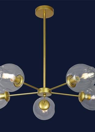 Люстра в стилі модерн 7526039-5 gd+cl