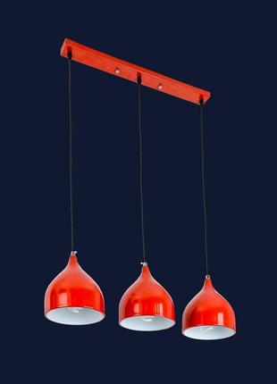 Люстра модерн красная 7044461-3 r