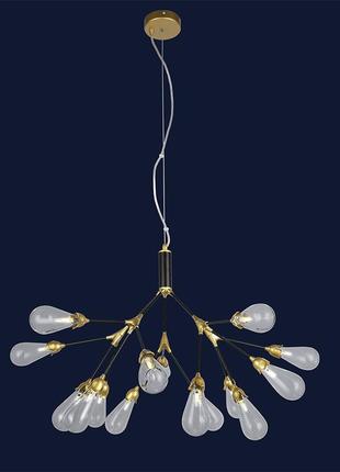 Люстра в стиле модерн 918lp268-15 bk+cl