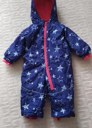 Фірмовий термо комбінезон для дівчинки  lupilu розмір: 74.
