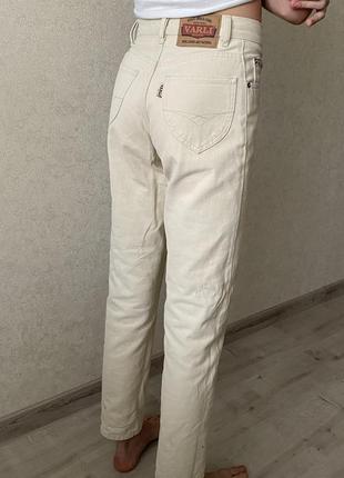 Штани білі джинси бойфренди вінтажні3 фото
