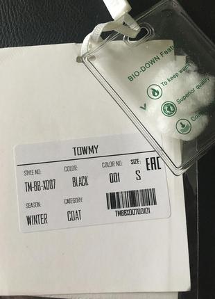 Towmy 007 пуховик зимняя куртка3 фото