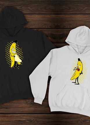 Парные худи с принтом - банан