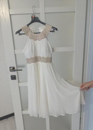 Плаття  біле1 фото