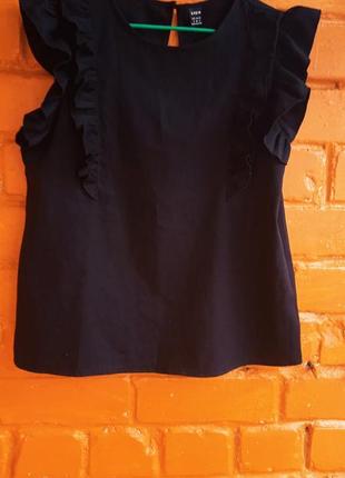 Блуза з рюшами  розмір m6 фото