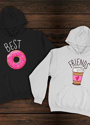 Парные худи с принтом