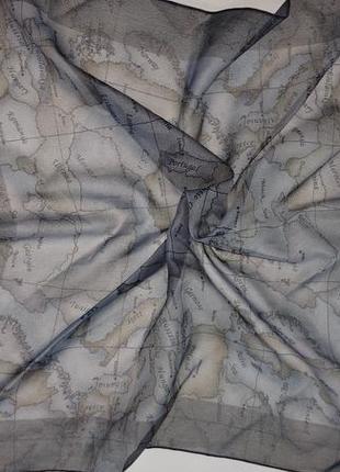 Маленький платок на волосы, сумочку и шею 52х55