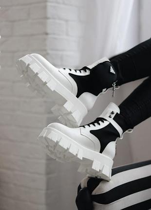 Жіночі ботінки prada monolith женские ботинки