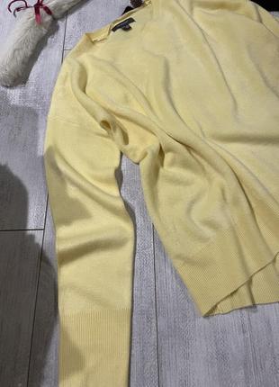 Жовтий оверсайз светр джемпер8 фото