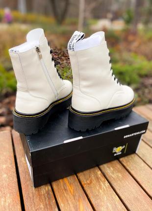 Зимові жіночі черевики dr. martens, женские зимние ботинки доктор мартинс3 фото