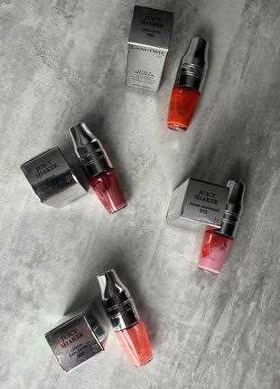 Lancome juicy shaker блеск масло для губ4 фото