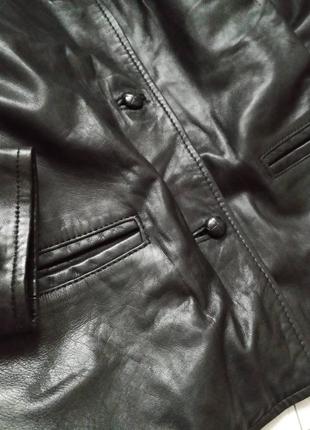 Шкіряний піджак куртка5 фото
