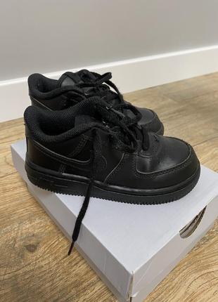 Шкіряні кросівки nike force 1 (8c) 25