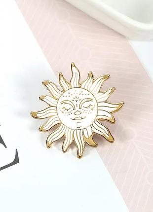 Значок / пін металевий чарівне сонце