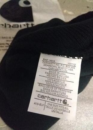 Шапка carhartt made in usa оригинал5 фото