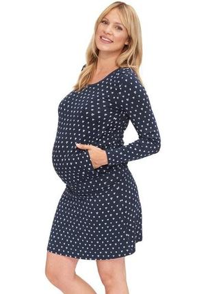 Женское платье-джерси для беременных и кормящих от gina mama (германия), размер евро: 40