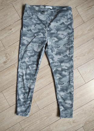 Джегінси легінси джинси джинс жіночі штани marks and spencer воєнка військові камуфляж jeggincs jeccincs