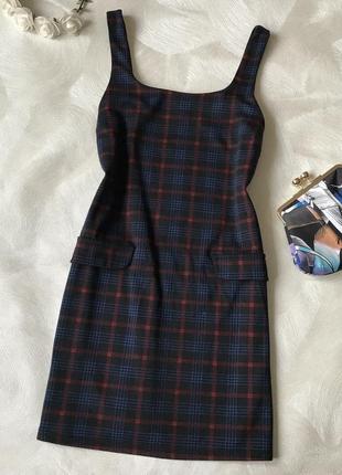 Сарафан платье в клетку new look
