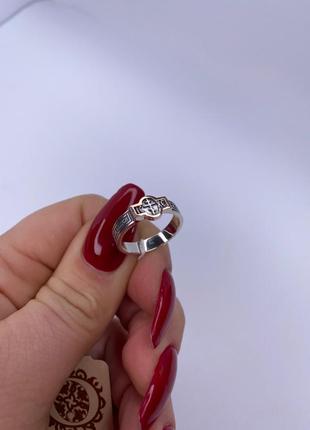 🇺🇦 перстень срібло 925° золоті пластини 375° покриття чернь, спаси и сохрани , печатка чоловіча , мужское кольцо